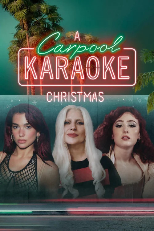A Carpool Karaoke Christmas Poster