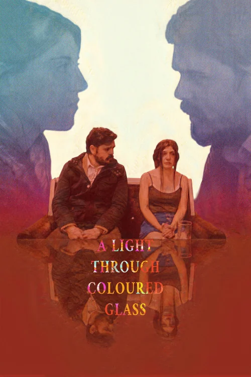 A Light Through Coloured Glass Poster
