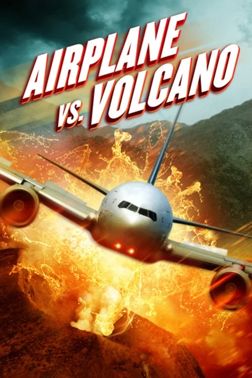 Airplane vs. Volcano Poster