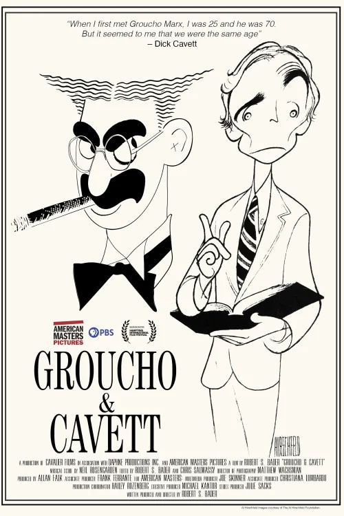 American Masters Groucho & Cavett Poster