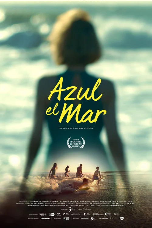 An Ocean Blue Poster