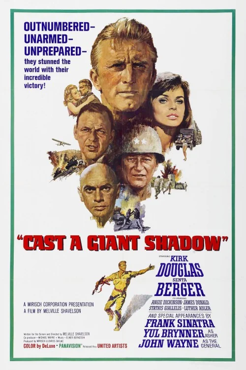 Cast a Giant Shadow Poster