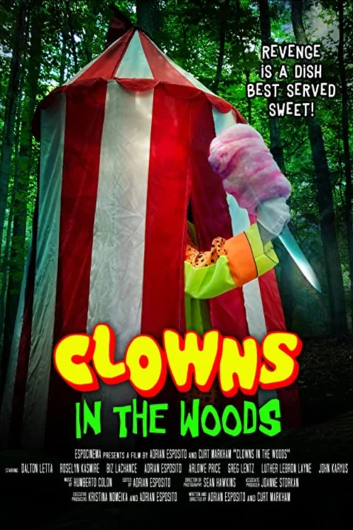Clowns in the Woods Poster