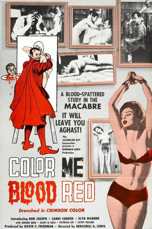 Color Me Blood Red Poster