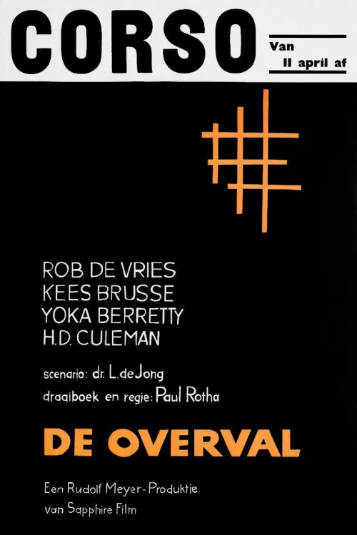 De overval Poster