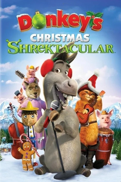 Donkey's Caroling Christmas-tacular Poster