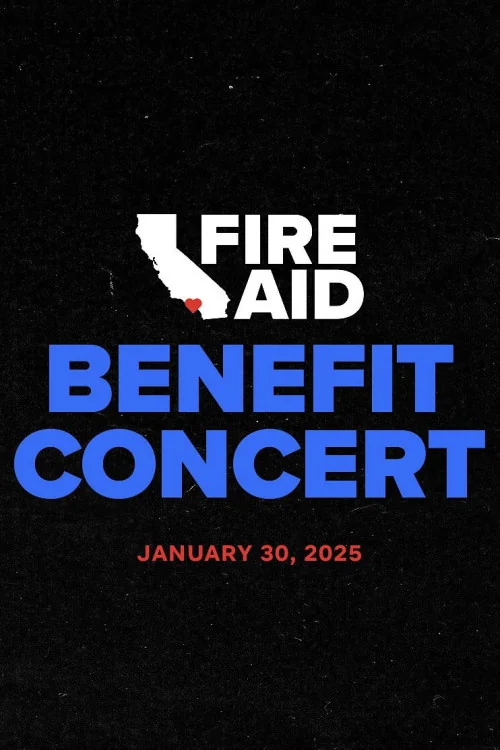 FireAid Benefit Concert Poster