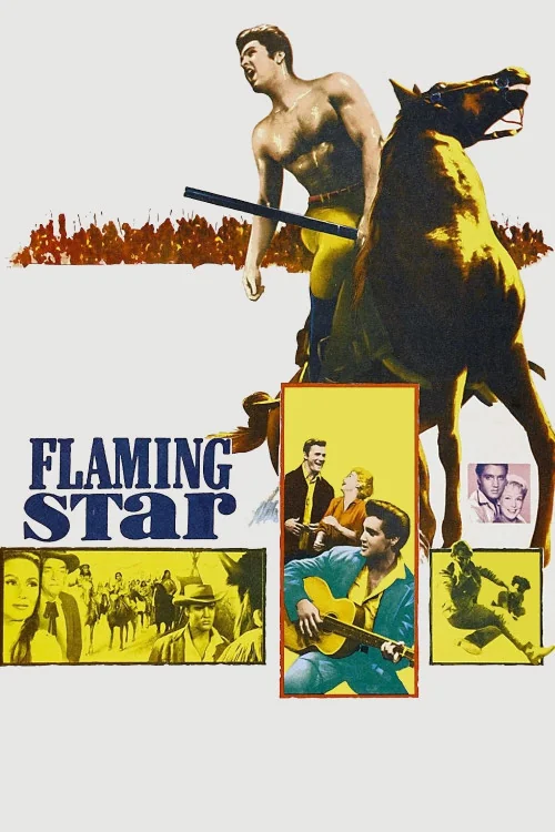 Flaming Star Poster