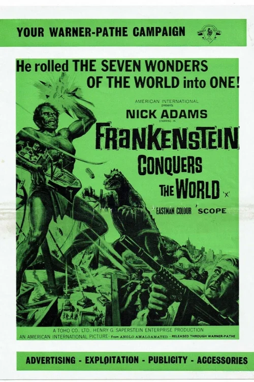 Frankenstein vs. Baragon Poster
