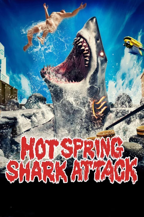 Hotspring Sharkattack Poster