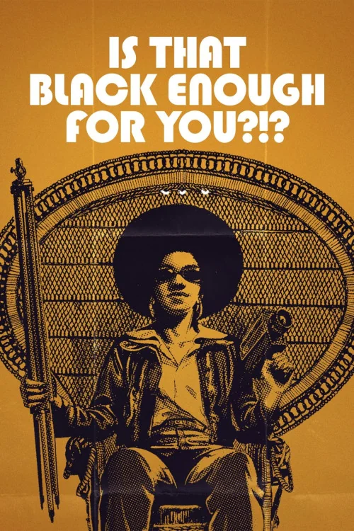Is That Black Enough for You?!? Poster
