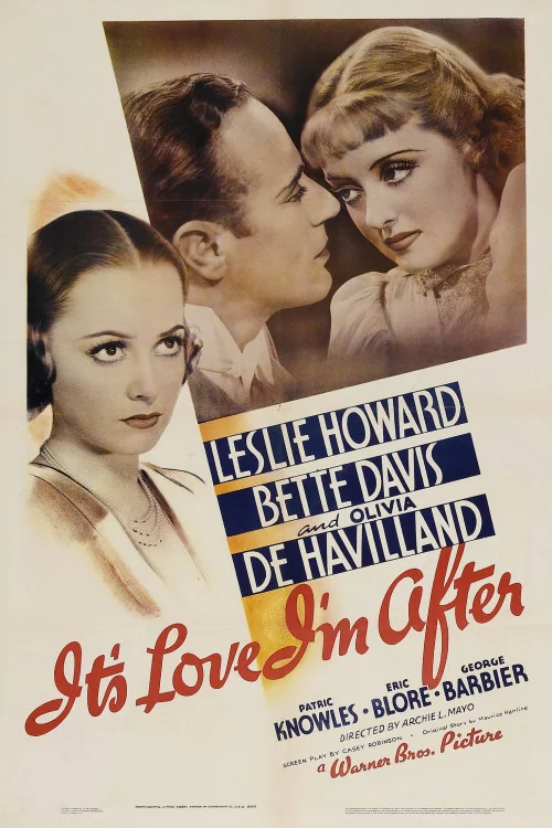 It's Love I'm After Poster