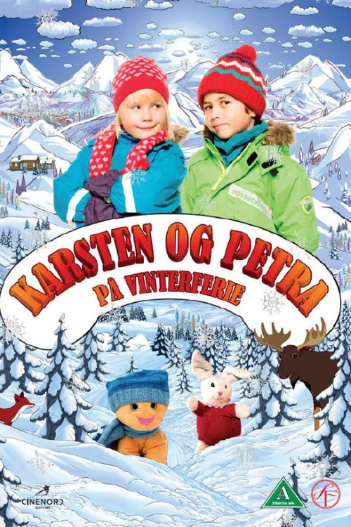 Karsten og Petra på vinterferie Poster