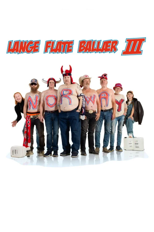 Lange flate ballær III Poster