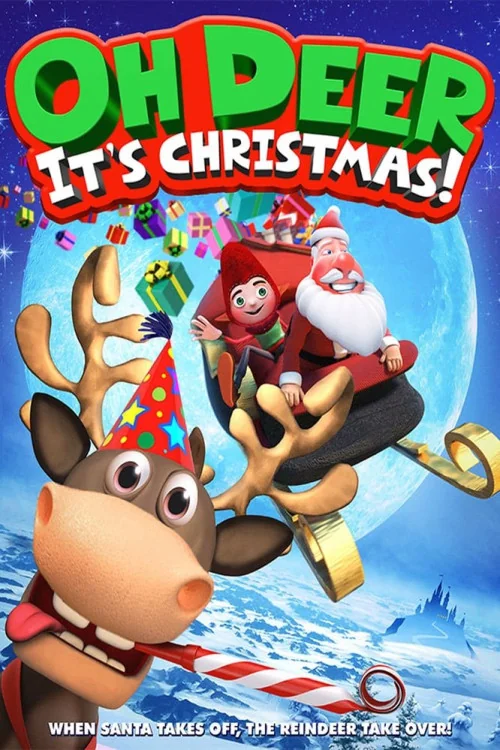 Oh Deer: It's Christmas Poster
