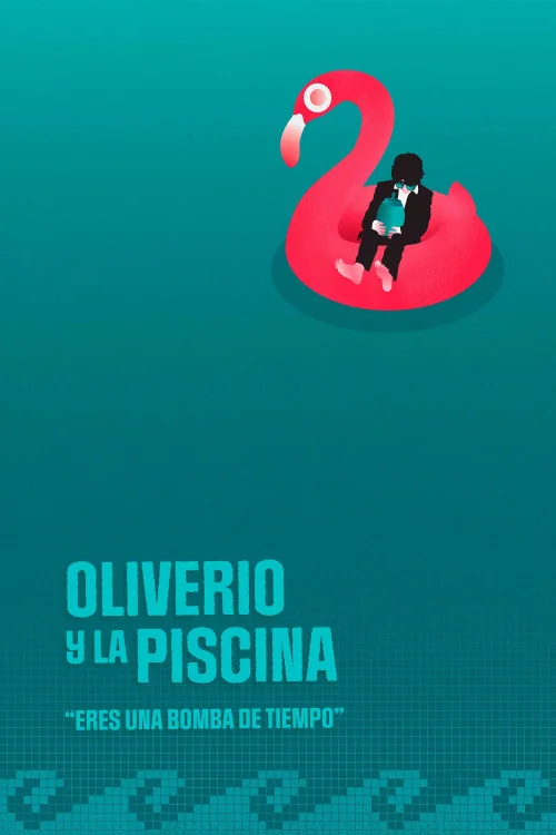 Oliverio y la piscina Poster
