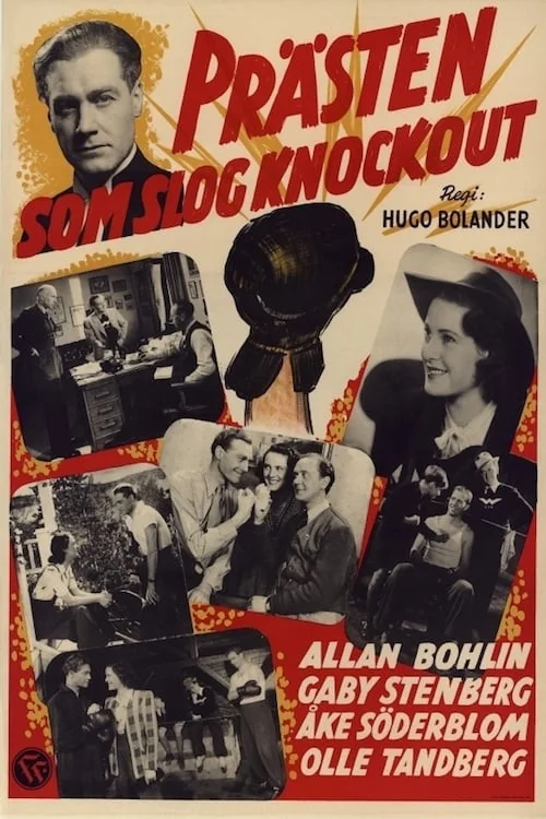 Prästen som slog knockout Poster