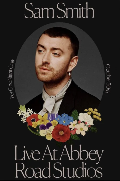 Sam Smith Live at Abbey Road Studios Poster
