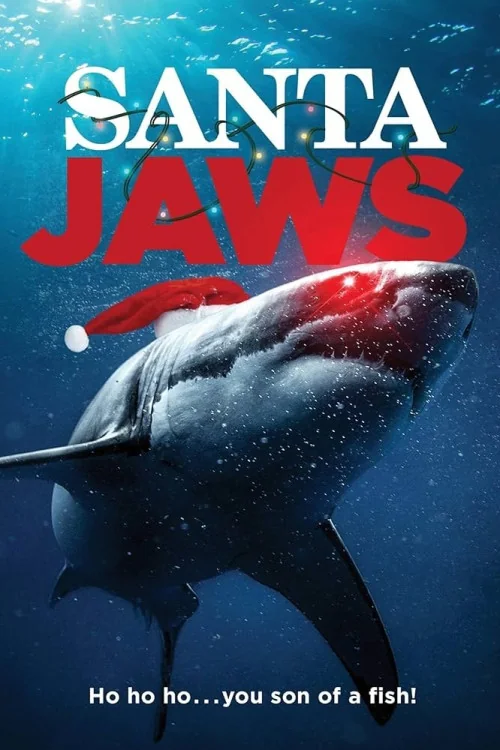 Santa Jaws Poster