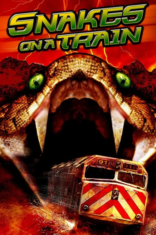 Snakes on a Train Poster