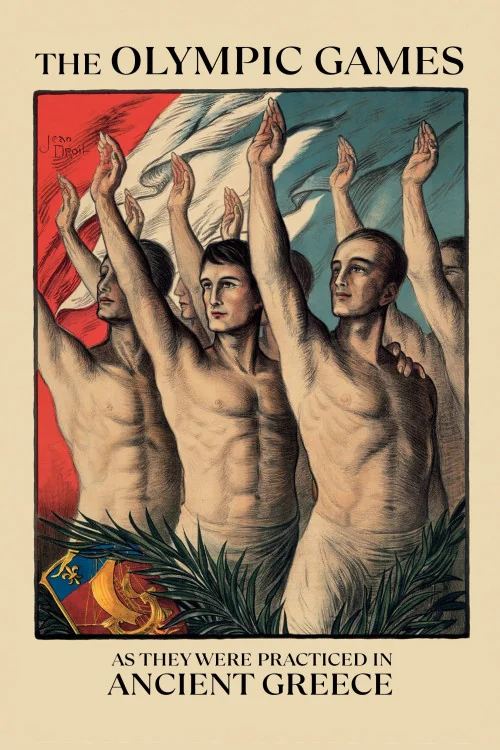 The Olympic Games as They Were Practiced in Ancient Greece Poster