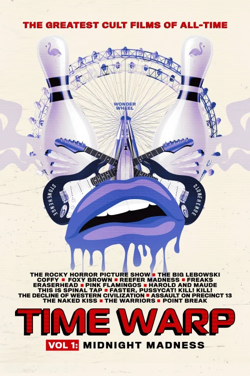 Time Warp: The Greatest Cult Films of All-Time, Parts 1-3 Time Warp: The Greatest Cult Films of All-Time- Vol. 1 Midnight Madness Poster