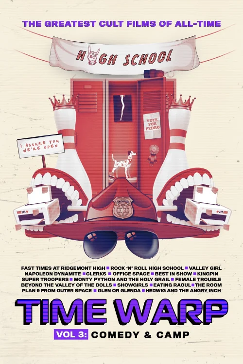 Time Warp: The Greatest Cult Films of All-Time, Parts 1-3 Time Warp Vol 3: Comedy & Camp Poster