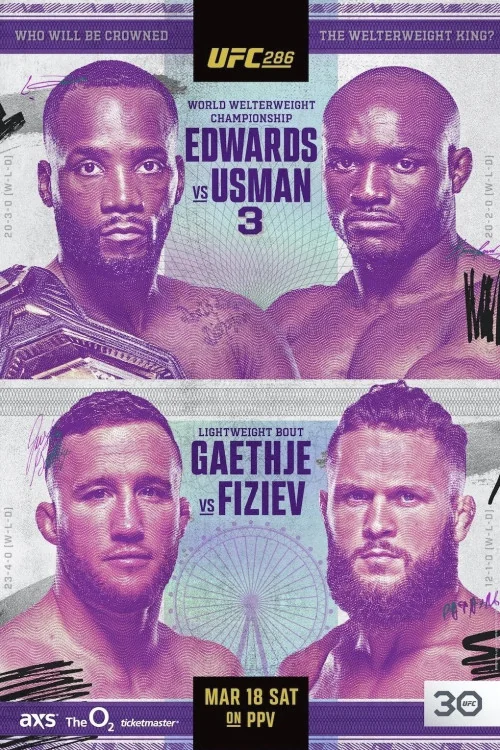 UFC 286 Poster
